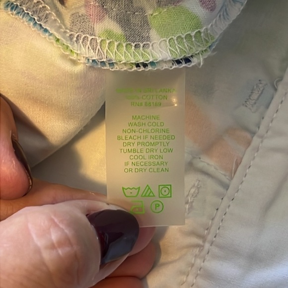 Lilly Pulitzer Chipper Bermuda Shorts in Resort White Sea Soirée - Picture 9 of 10